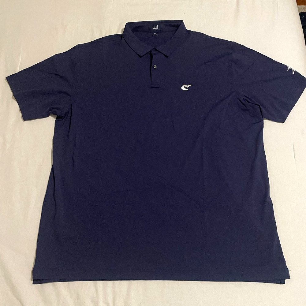 Navy Dunhill Golf Shirt w/ Tags- Caves Valley Course